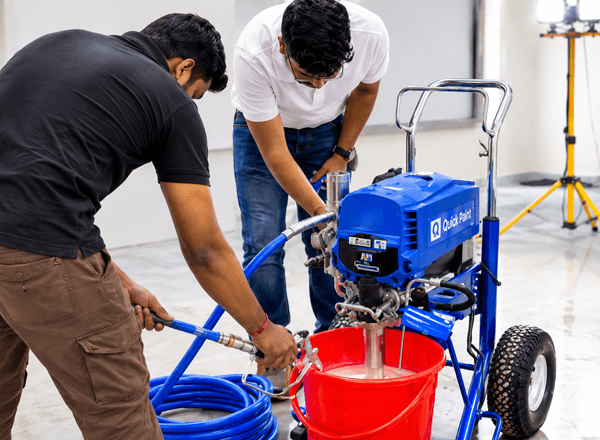 Machine Putty Application On Site