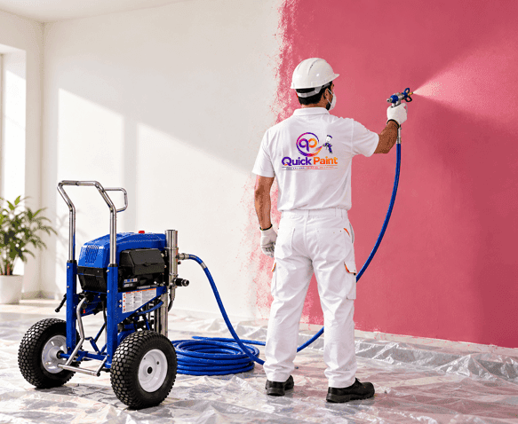 Quick Paint Wall Painting in Action